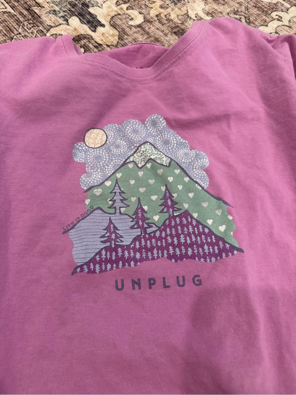 Life is Good Unplug Crusher Long Sleeve— medium - Picture 3 of 5